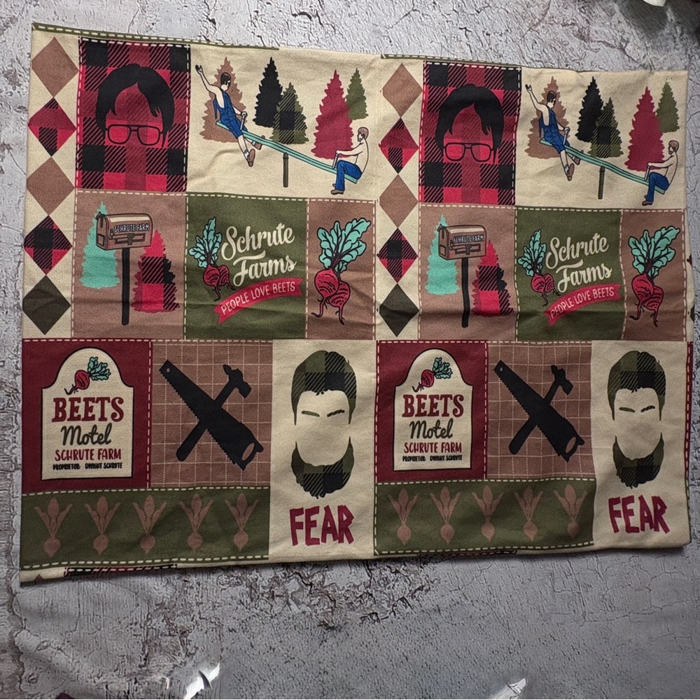 _The Office_ Plaid Schrute Farms Pillowcases